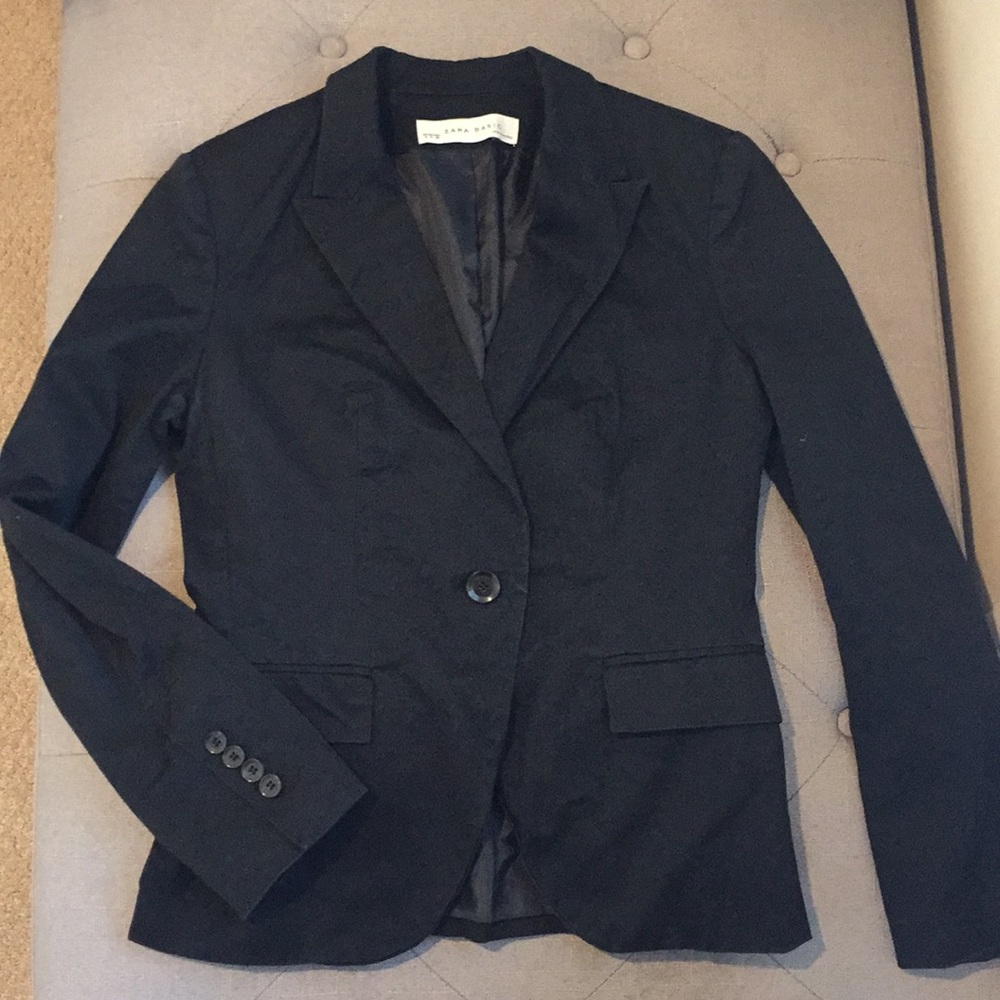 Zara basic black blazer women’s size small